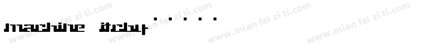machine itcby字体转换